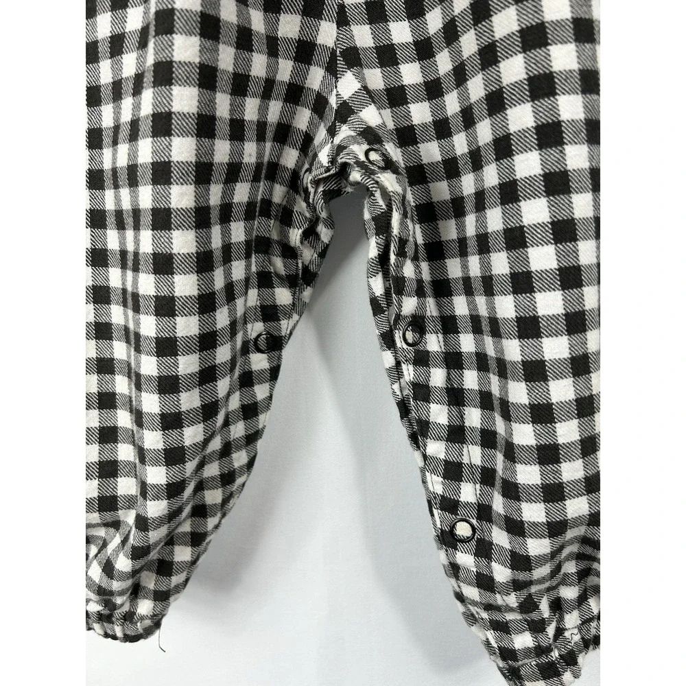 Vintage OshKosh Baby Romper Size 24‎ Months Gingham Plaid Festival Classic 90s